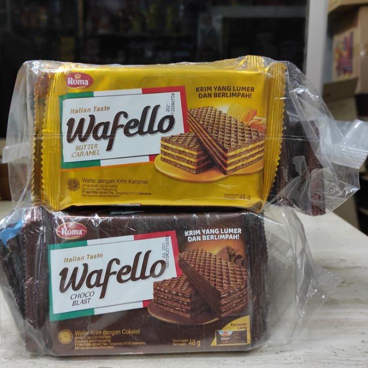 

Kualitas Terbaik--Roma Wafello 48 gram (1 pack isi 10 pcs)