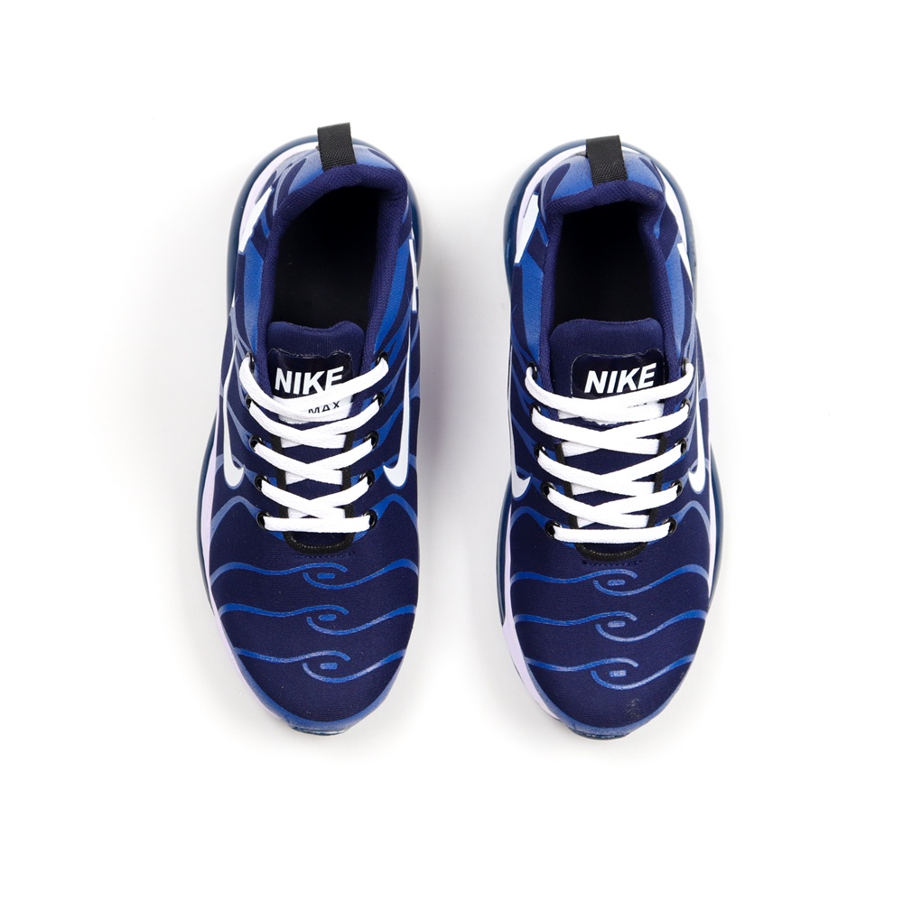 SEPATU OLAHRAGA PRIA SNEAKER NIKE ZOOM TN AIR MAX FLYKNIT LARI SPORT MEN NAVY