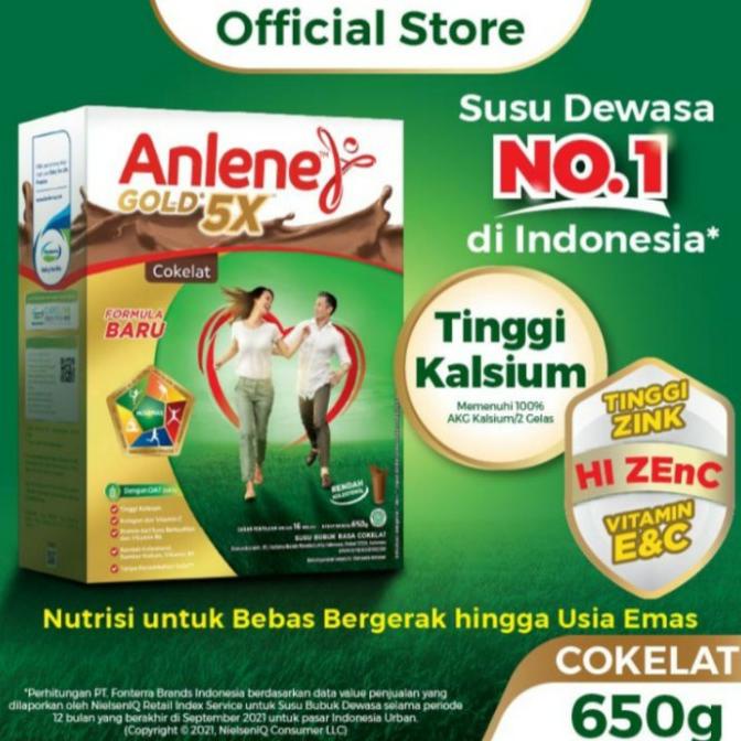 

[ COD ] anlene gold coklat 650 gr