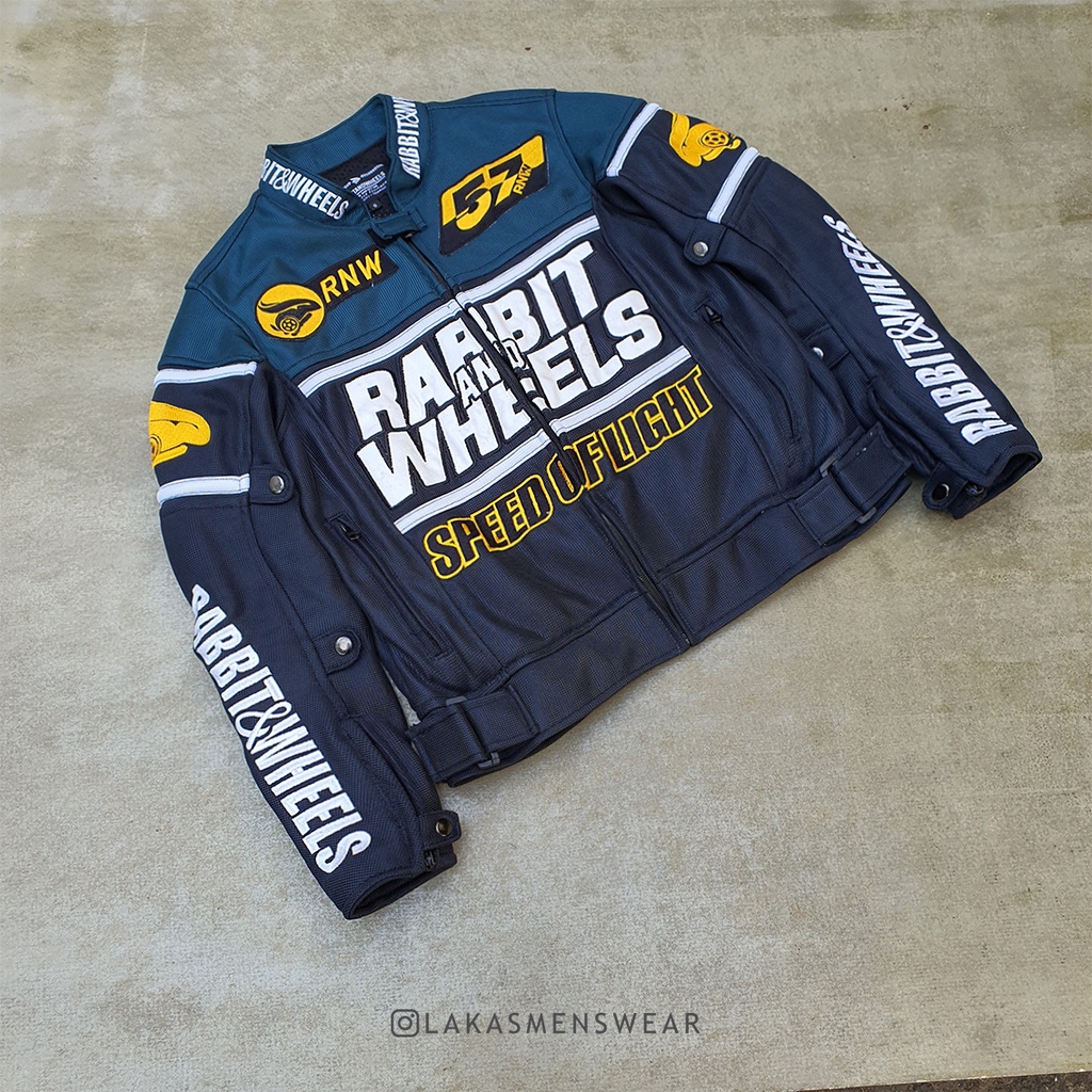 Rabbit & Wheels Green Hornet Riding Jacket Size L