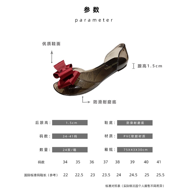 [KACA] SEPATU KACA TRANSPARANT PITA WANGI SOERVIMY FLAT SHOES