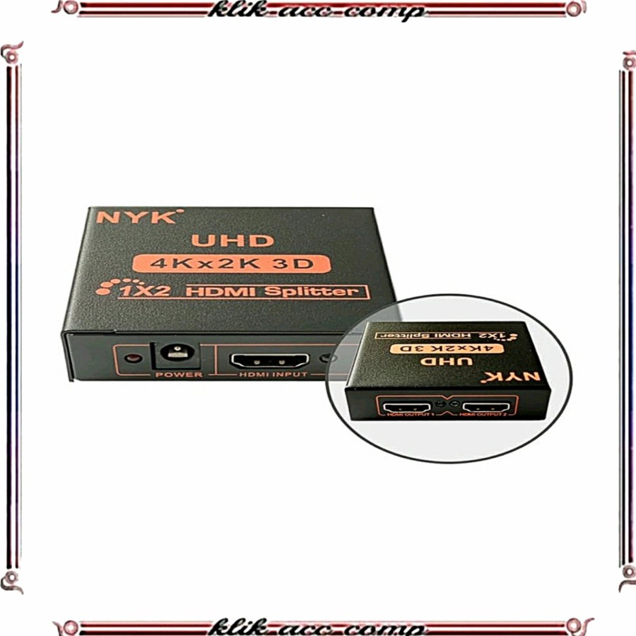 Hdmi Splitter 2 Port NYK 1x2port