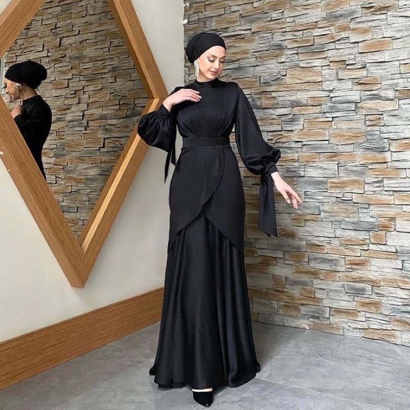 dress hijab silk premium