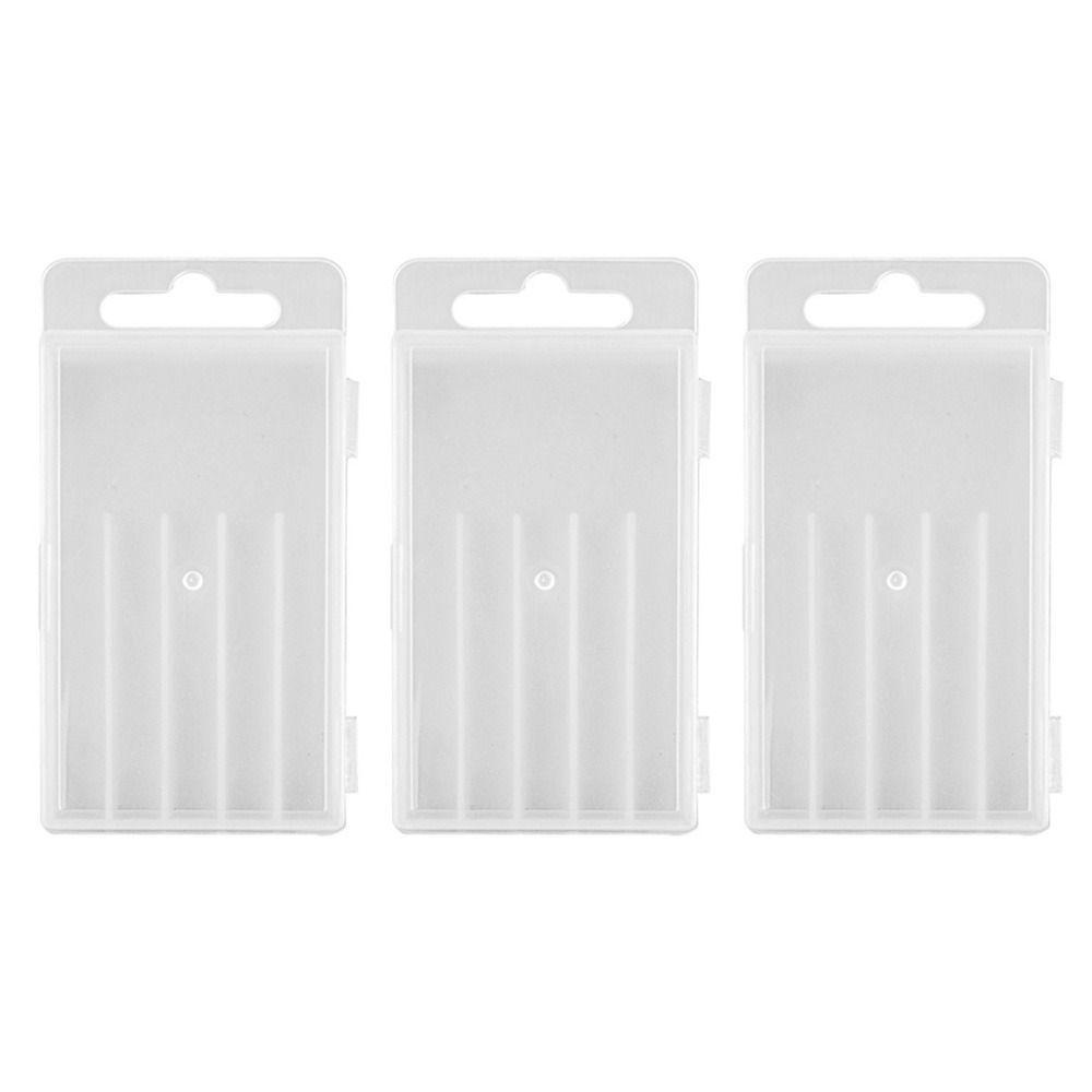 Popular 3pcs Kotak Penyimpanan Transparan Plastik Serba Serbi Organizer Square Barang Kecil Case