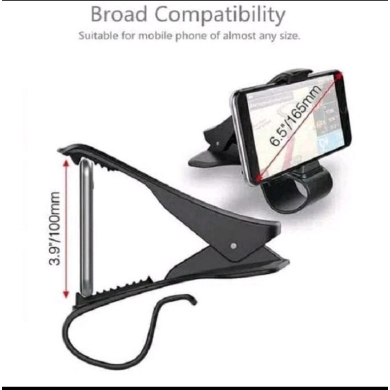 Dudukan Hp Dashboard Mobil Braket  Smartphone Mount Universal Car Stand Holder Google map