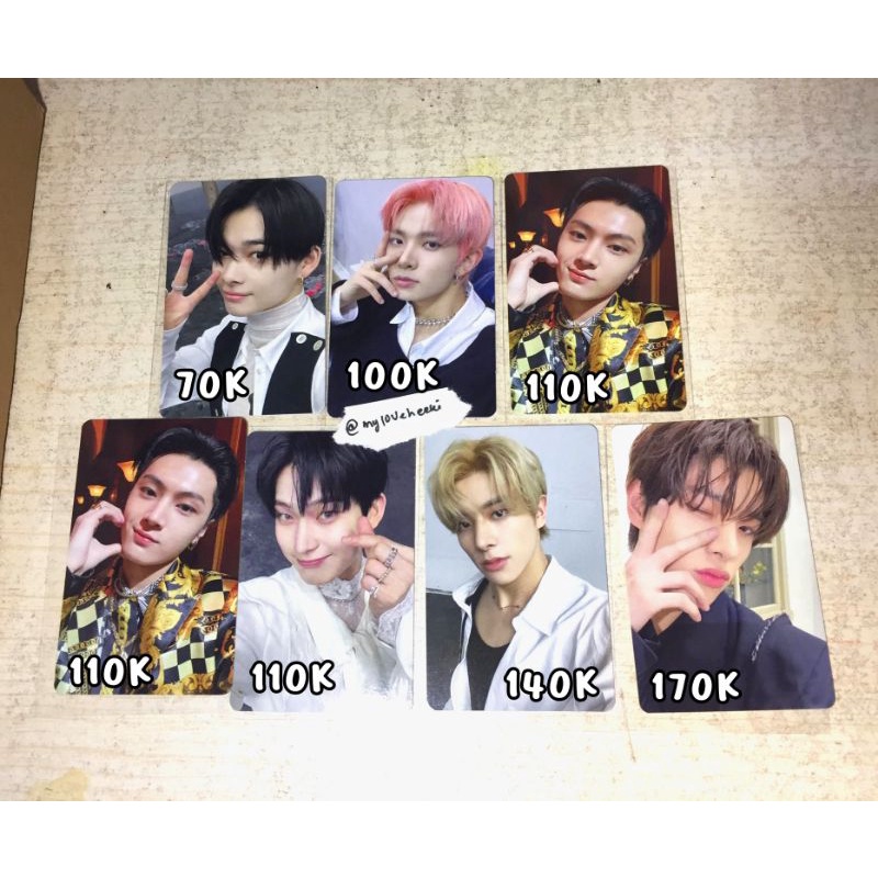 Photocard enhypen ni-ki heeseung jay jake sunoo senkou soljack wvj solo jacket jay batik sunoo putih