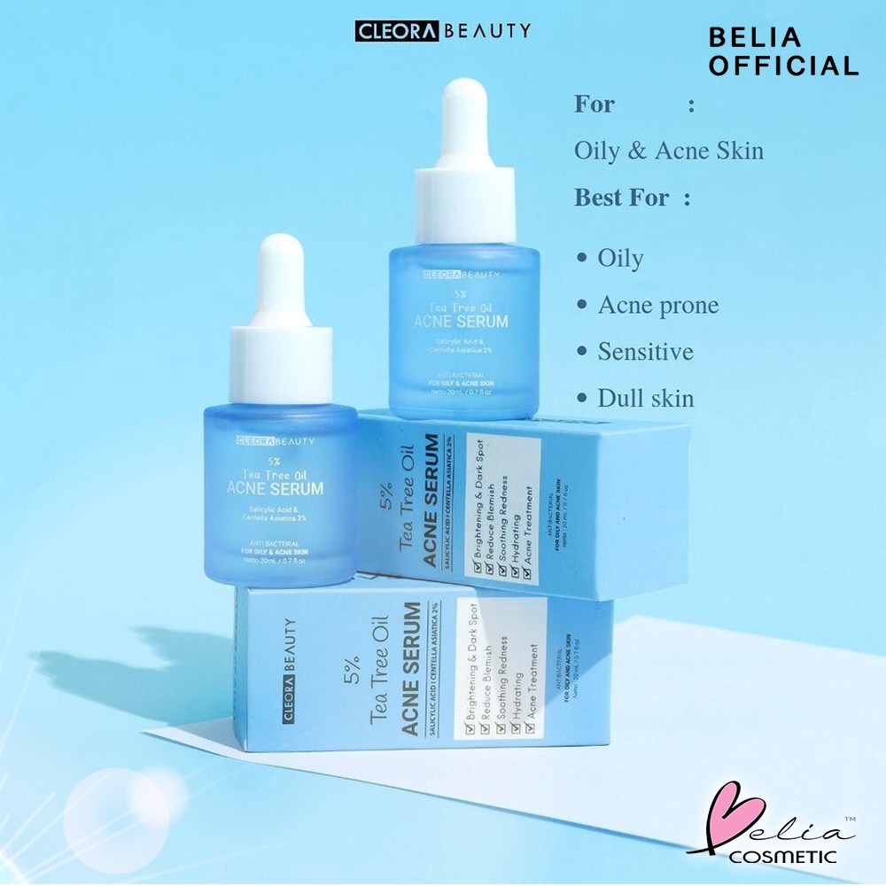 ❤ BELIA ❤ CLEORA Beauty Series | Cleansing | Essence | Serum | Jelly Booster | Sunscreen | Lip Serum | Exfoliating | Perawatan | BPOM