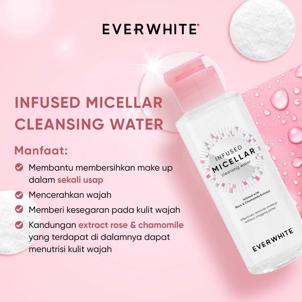 ✨ AKU MURAH ✨ Everwhite Infused Micellar Cleansing Water 100ml BPOM