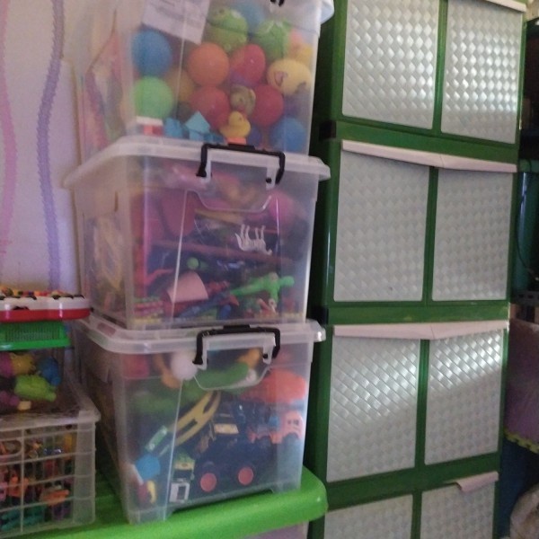 Storage Box Container CB 52 Liter EZY Bening Kontainer Plastik Kotak Perkakas Tempat Penyimpanan Barang Serbaguna