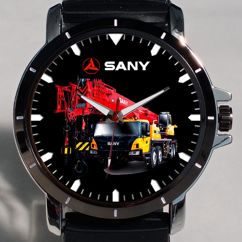 Jam Tangan SANY Crane / Jam Tangan Crane Sany Alat Berat / JAm Tangan custom Sany Crane Alat Berat /