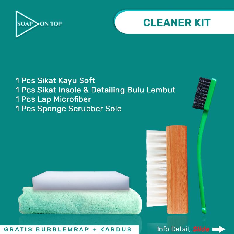 SHOE ON TOP - Paket Alat Cuci dan Perawatan Sepatu