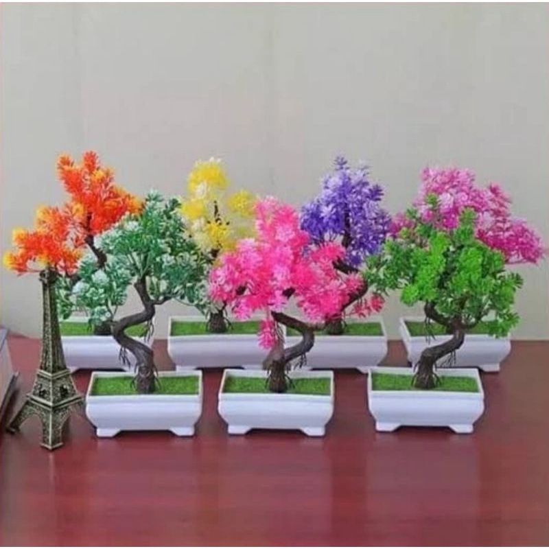 Tanaman hias plastik bonsai
