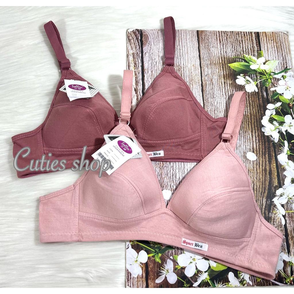 BRA NON BUSA SOLEN, COCOK UNTUK SEHARI HARI, BAHAN KATUN
