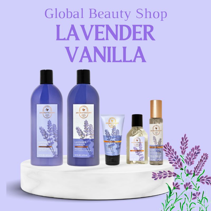 SLEEP LAVENDER VANILLA (Aromatherapy BBW ) - Bath and Body Works BBW