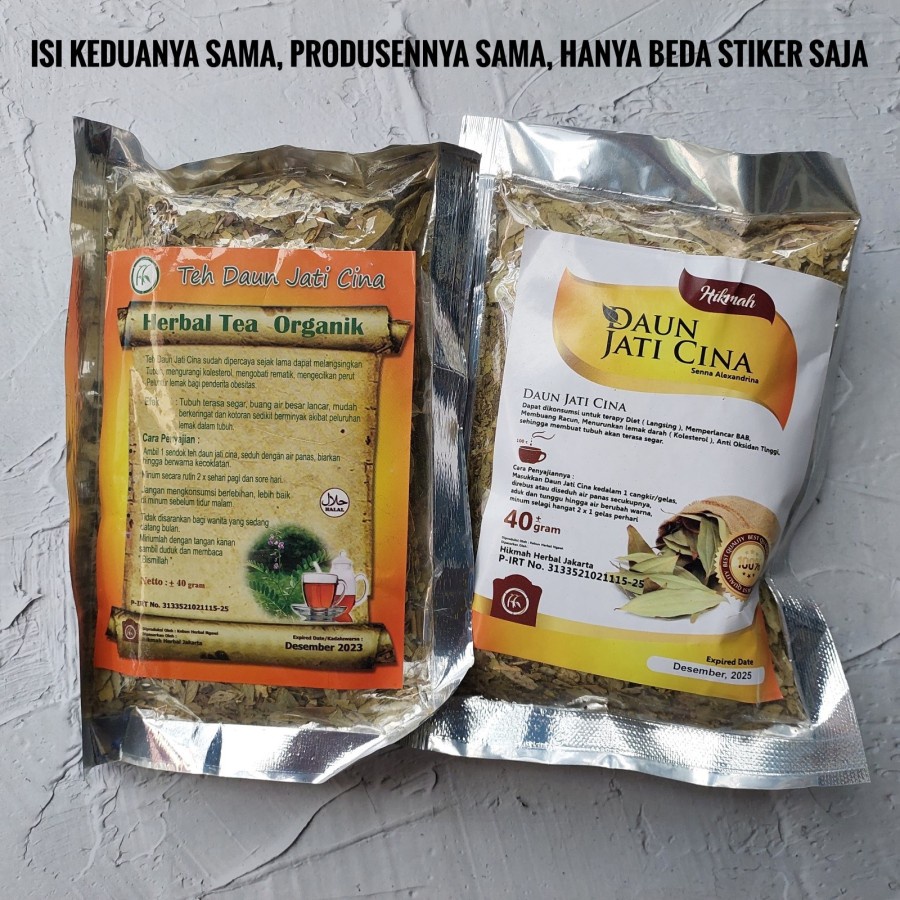 

Teh Seduh Herbal Daun Jati Cina Tubruk pelangsing dan diet alami