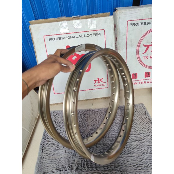 VELG PELEK VELEG TK JAPAN RING 16 UKURAN 140 160 MODEL U SETENGAH LINGKAR WARNA BRONZE