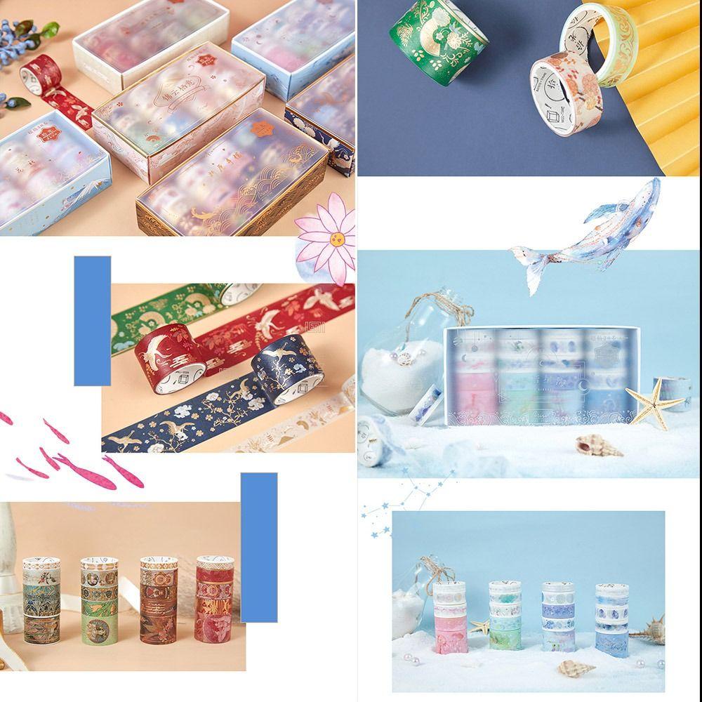 Nanas 20Roll/Set Washi Tape Kreatif Alat Tulis Sastra Scrapbooking Kreatif Sedikit Segar Bahan DIY