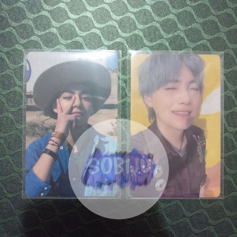 pc photocard lucky draw butter soundwave m2u taehyung suga v yoongi pc bts official ld butter