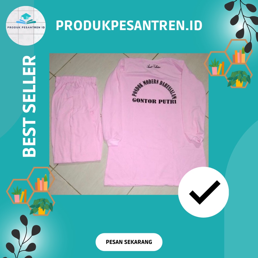 Seragam Olahraga Santriwati Gontor Putri / Baju Olahraga Putri / Training Olahraga Putri Gontor