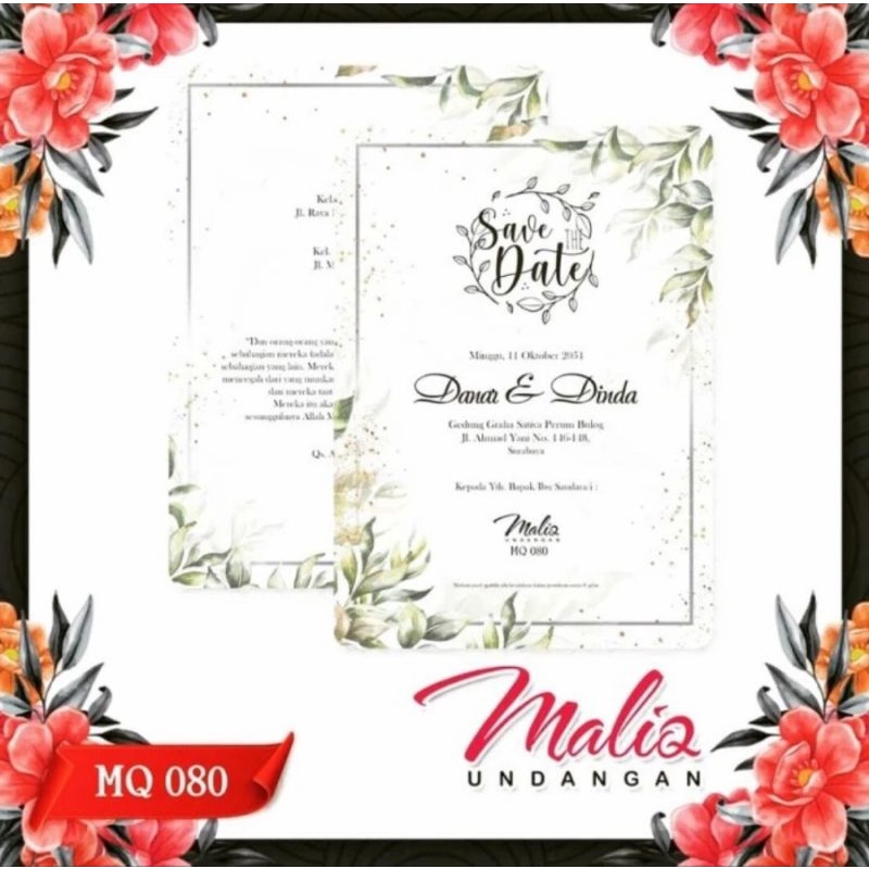 Blanko Undangan Maliq 80