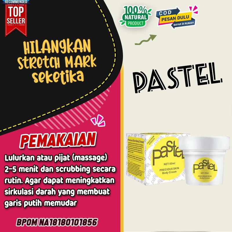 O'RANNLE Original StretchMark Cream Krim、Stretchmark Krim penghilang stretch mark (aman halal alami dirancang khusus untuk ibu hamil) Lotion stretch mark