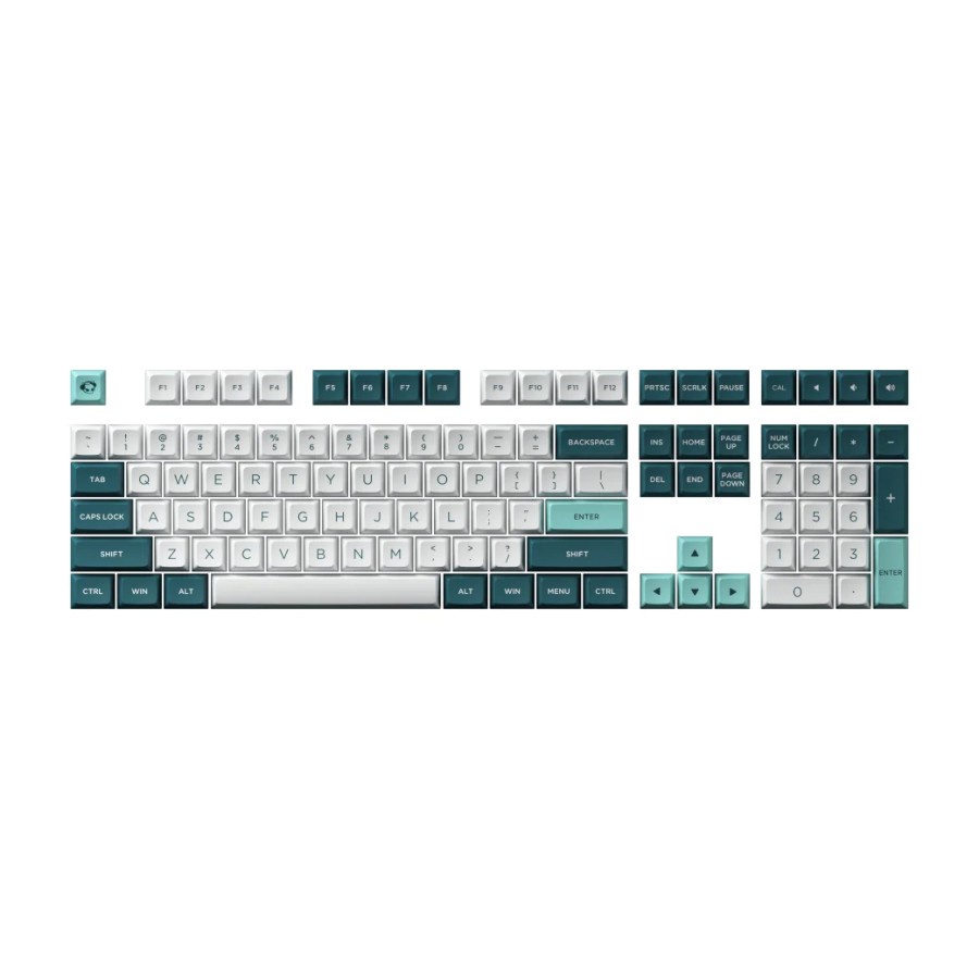 Akko Herb Garden PBT Double Shot Keycaps 187 set OSA Profile