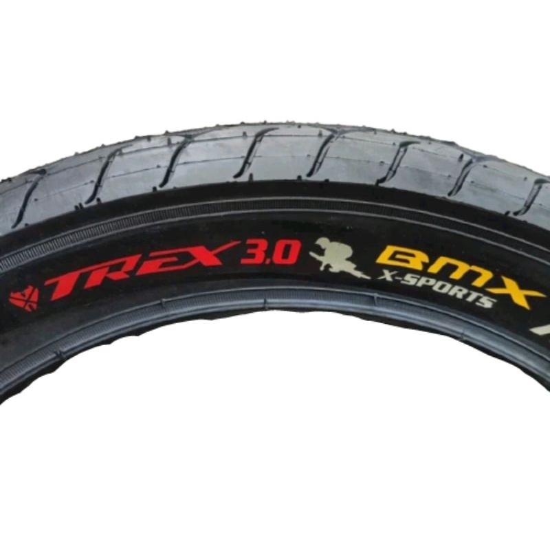 Ban Luar 20 x 3.00 BMX Tire Merk Trex Gemuk Jumbo 20x3.00 / 20x3.0 / 20 inch Nylon Wire