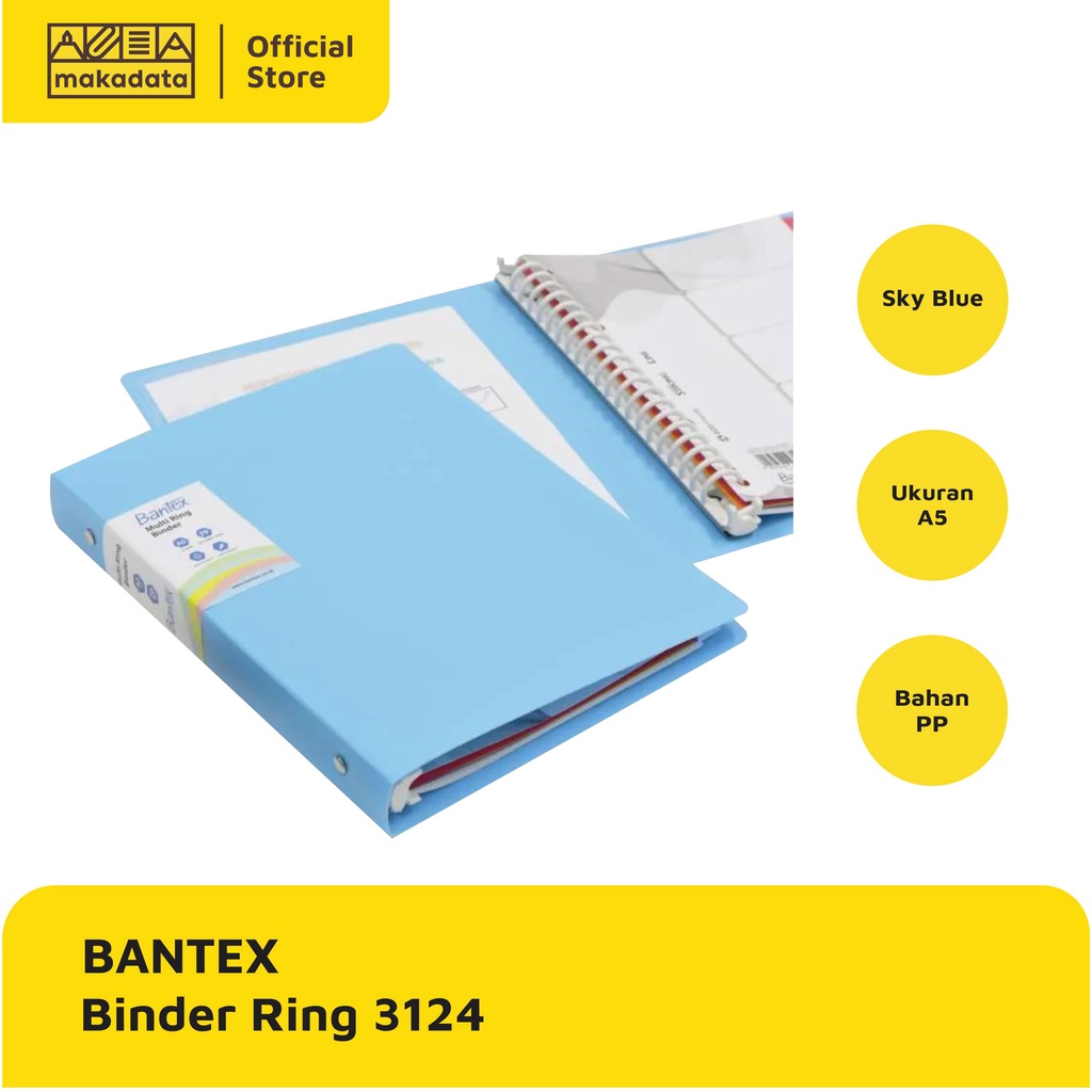 BUKU BINDER NOTE A5 BANTEX 3124 (1 PCS) MURAH