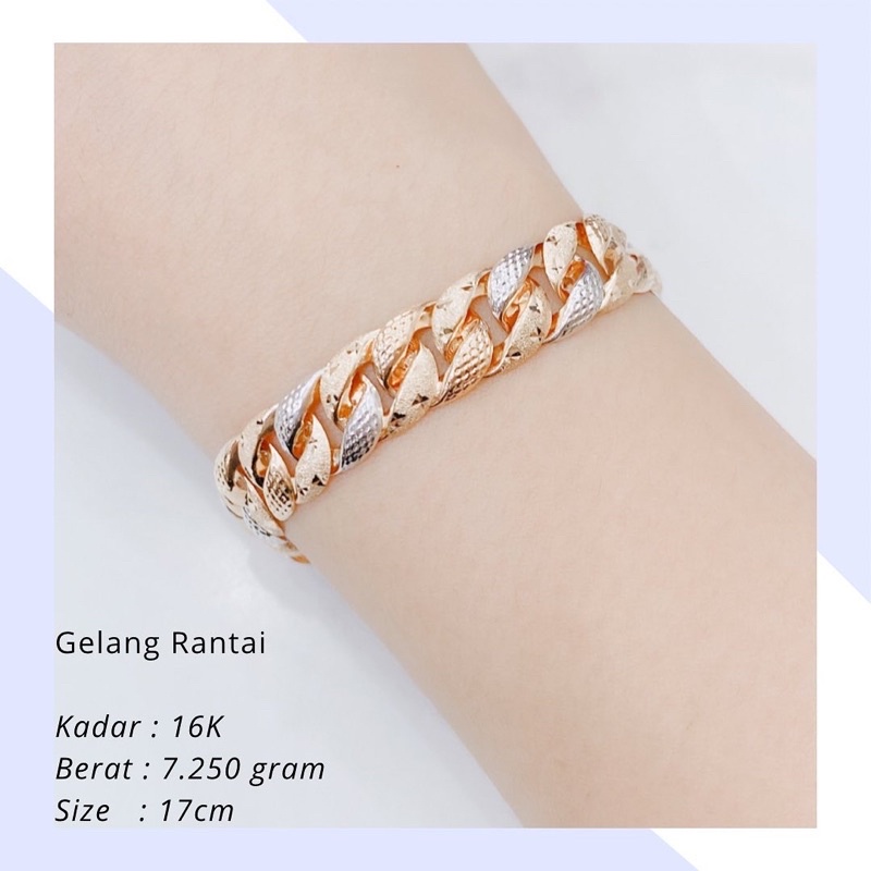 Gelang Emas Rantai 7.250 Gr