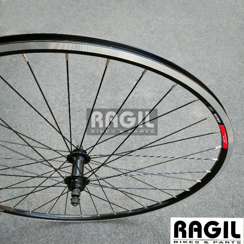 WHEELSET SEPEDA 700 700C ARAYA AR719 DOUBLE WALL LUBANG 36 HOLE 36H VELG RIMS RIM ALLOY HUB FREEHUB 