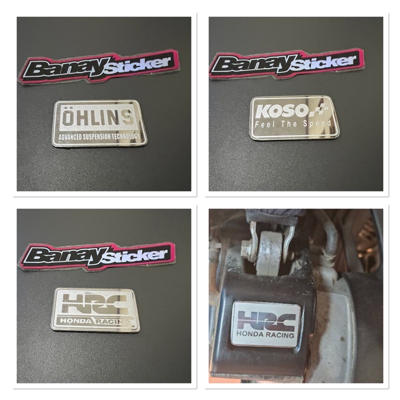 EMBLEM TUTUP SENSOR HONDA VARIO PCX STAINLESS