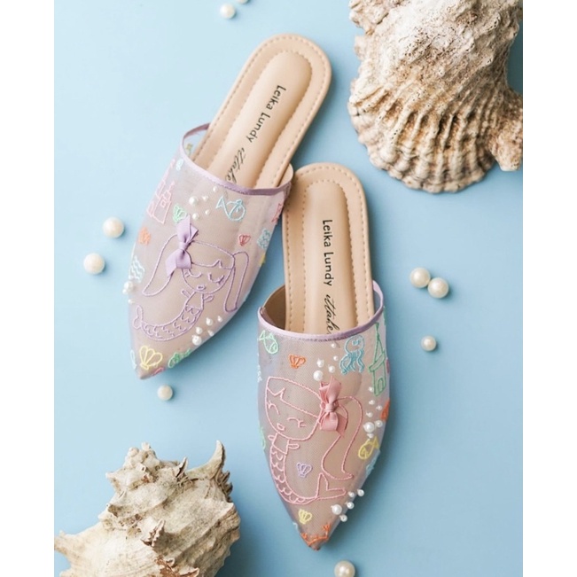 ittaherl leika mermaid slipper lilac sz 36
