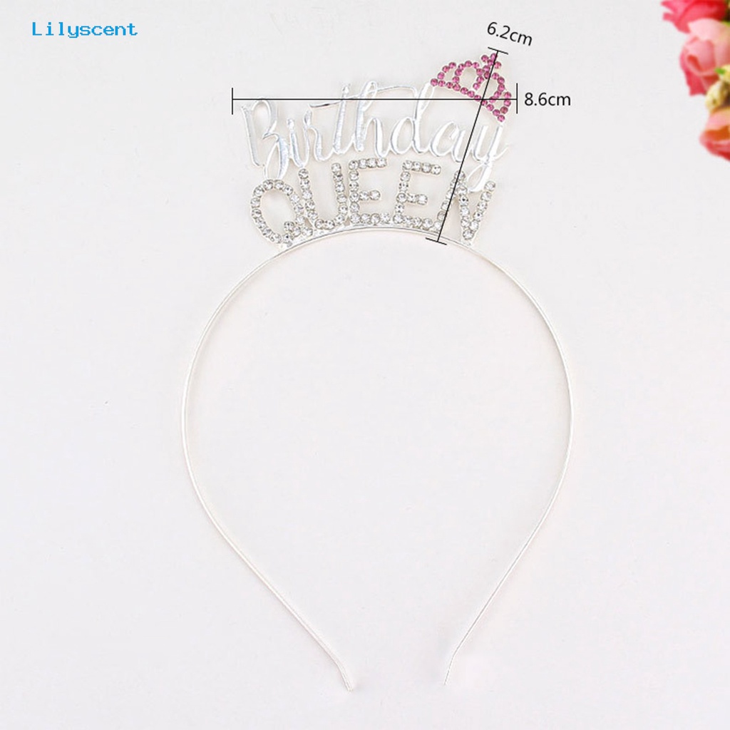 Headband Tiara Berlian Imitasi Stretch Untuk Ulang Tahun Anak Perempuan