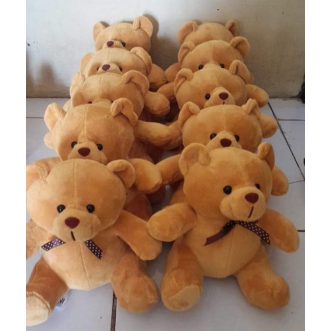 Boneka tedibear uk 22 cm bahan yelvo halus dan super lembut/Boneka bear mini / Boneka teddy bear