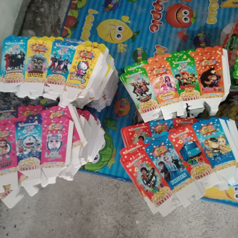 Termurah Kertas Popcorn / Kotak Popcorn / Karton Popcorn / Tempat Popcorn / Wadah Popcorn / Cup Popc