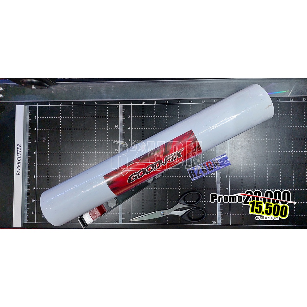 STIKER SKOTLET MURAH GOODFIX WARNA PUTIH GLOSSY