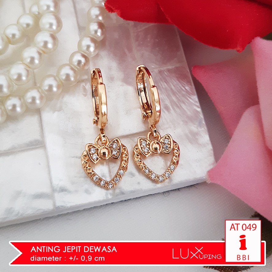 AT 049 Anting Panjang Wanita PErmata Zikron Aksesoris Xuping Dewasa Luxx Xuping