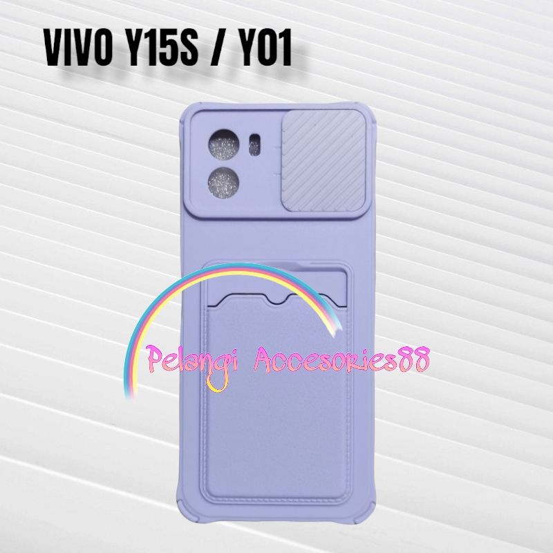 CASE VIVO Y15S / Y01 / Y01A SOFTCASE SLEDING WARNA WARNI