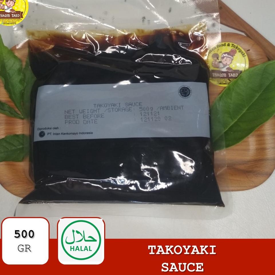 

Murah TAKOYAKI SAUCE 500 g Halal │ Saus Topping Takoyaki & Okonomiyaki WKD