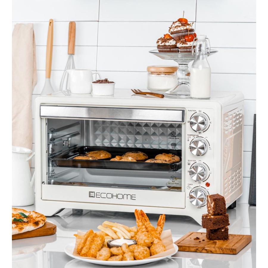 Ecohome EOP888 Oven 38L + Free Air Fryer Basket EOP 888