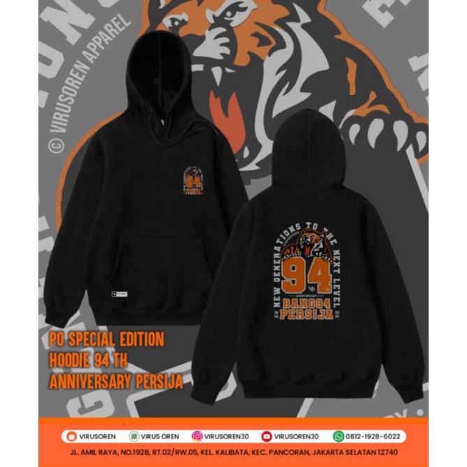 SWEATER/HODIE HUT PERSIJA 94 TAHUN VERSI 1