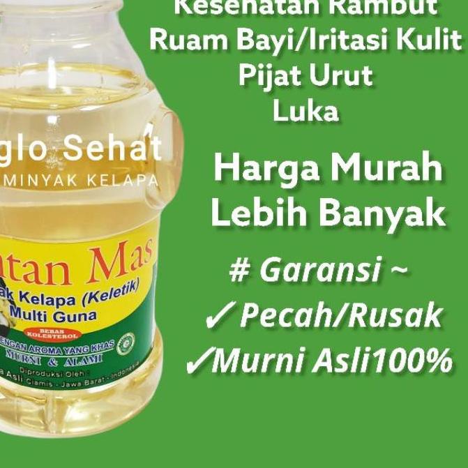 

Trc0g0Fu--Minyak Kelapa Murni Asli Kletik Keletik Klentik Kelentik Santan Mas 250ml