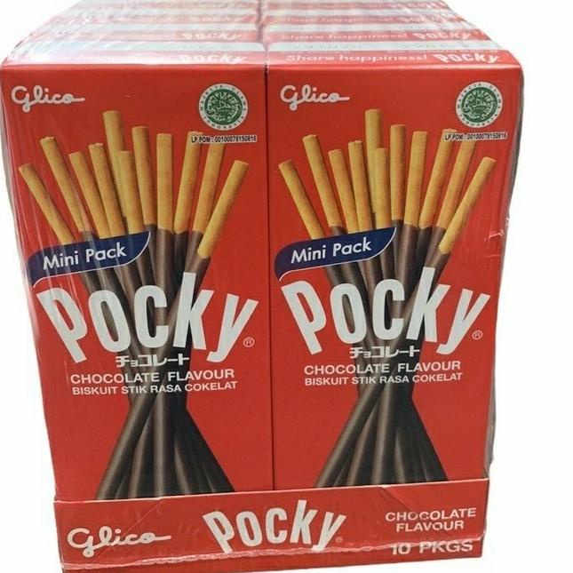 

ART2t7Sh--Glico Pocky MINI PACK CHOCOLATE / COKELAT - (HARGA PER 10 BOX)