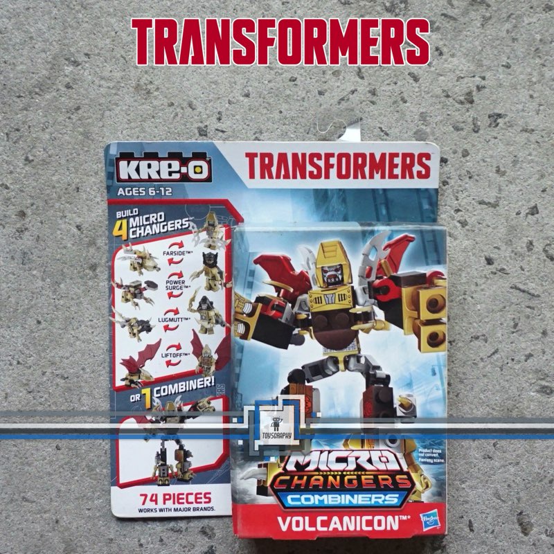 Transformers Kreo Micro Changers Combiners VOLCANICON Transform Kre-O