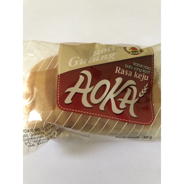 Roti gulung Aoka rasa keju