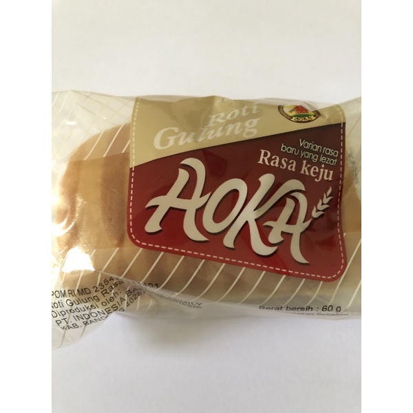 

Roti gulung Aoka rasa keju