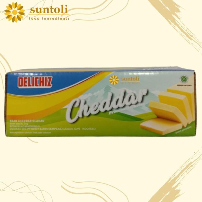 

DELICHIZ CHEDDAR CHEESE / KEJU CHEDDAR - 2kg Best Seller