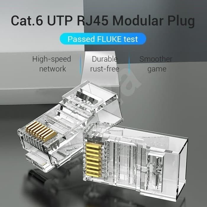 Konektor RJ45 Cat.6 UTP Vention - IDD Modular Gigabit Jack Plug Connector