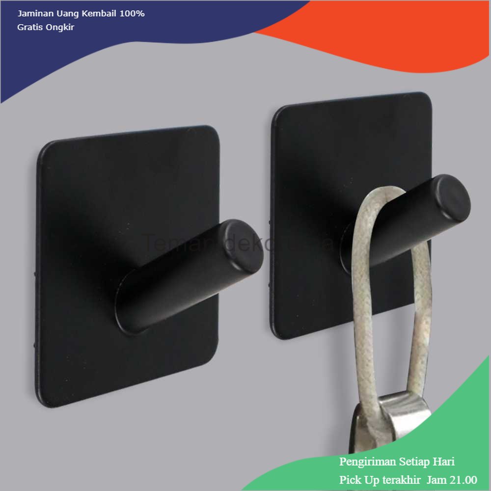 TD - DAP VISCOSE Gantungan Dinding Hook Hanger Stainless Steel SUS304 - 8958