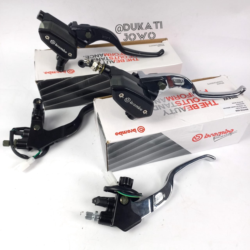 Master Rem Br3mb0 Oval Model Rcb Paket Handle Kopling Universal Semua Motor Br3mb0
